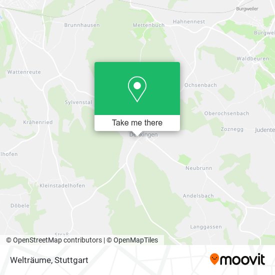 Карта Welträume