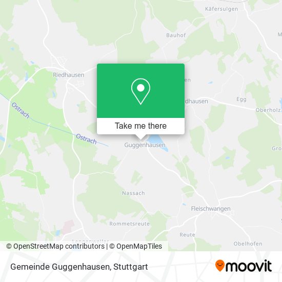 Gemeinde Guggenhausen map
