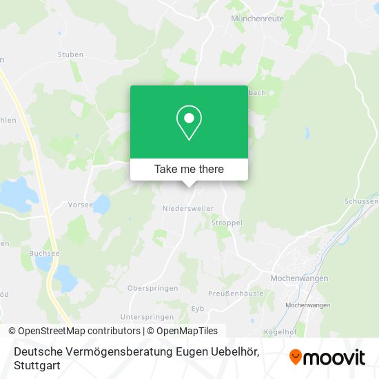 Deutsche Vermögensberatung Eugen Uebelhör map
