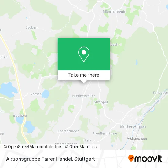 Карта Aktionsgruppe Fairer Handel