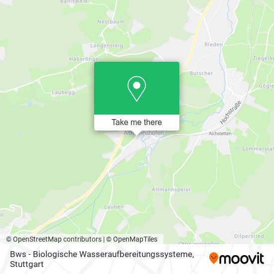 Bws - Biologische Wasseraufbereitungssysteme map