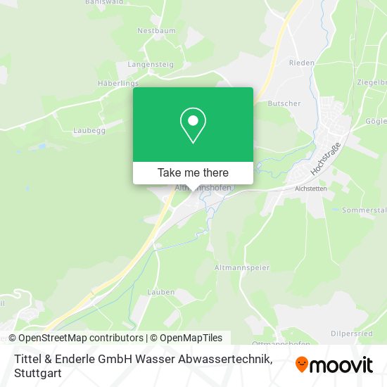 Tittel & Enderle GmbH Wasser Abwassertechnik map