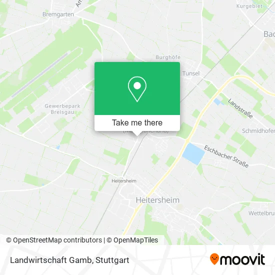 Карта Landwirtschaft Gamb