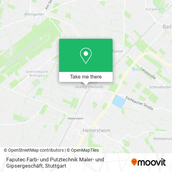 Карта Faputec Farb- und Putztechnik Maler- und Gipsergeschäft