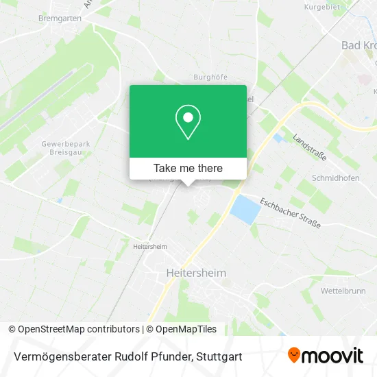 Карта Vermögensberater Rudolf Pfunder