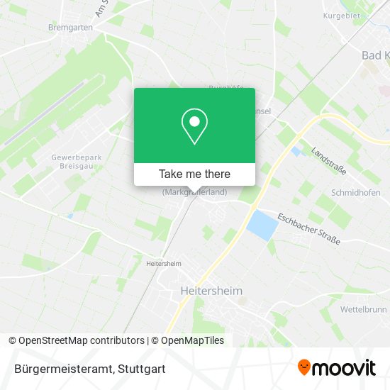 Bürgermeisteramt map
