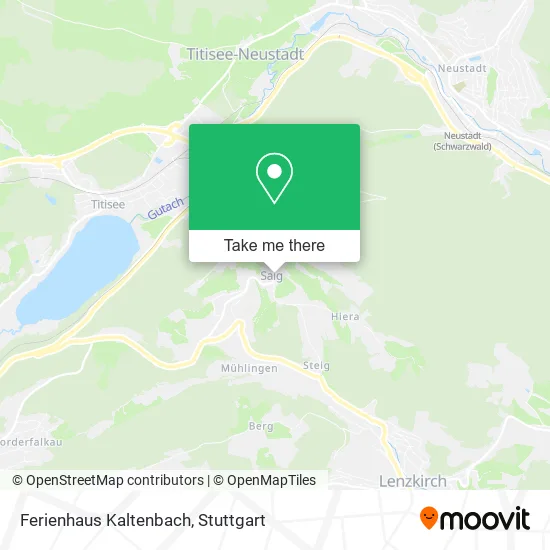 Карта Ferienhaus Kaltenbach