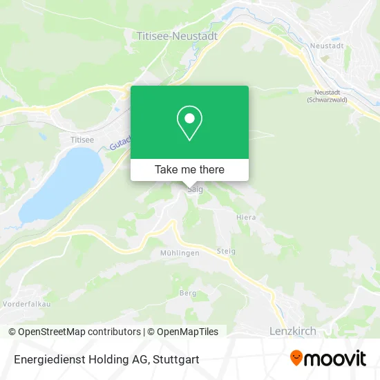 Карта Energiedienst Holding AG