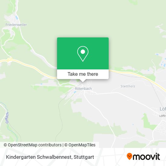 Kindergarten Schwalbennest map