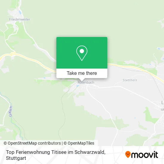 Карта Top Ferienwohnung Titisee im Schwarzwald