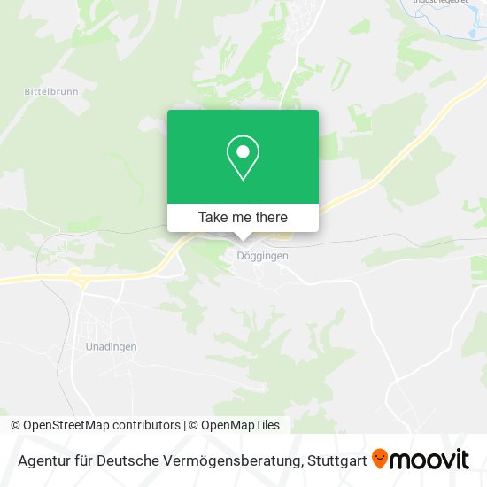 Agentur für Deutsche Vermögensberatung map