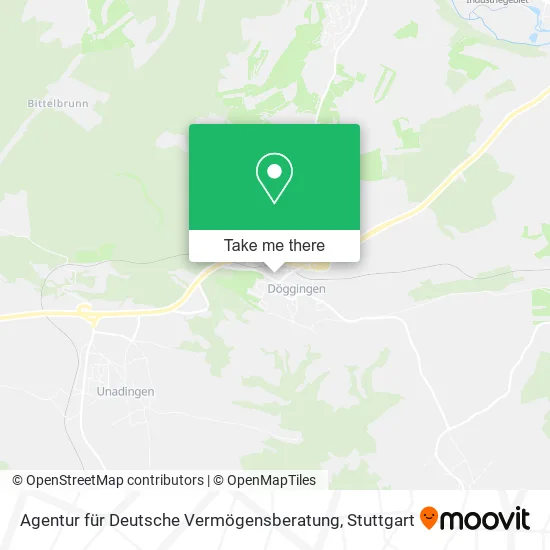 Карта Agentur für Deutsche Vermögensberatung