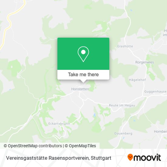 Vereinsgaststätte Rasensportverein map