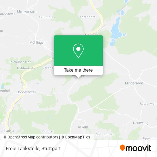 Карта Freie Tankstelle