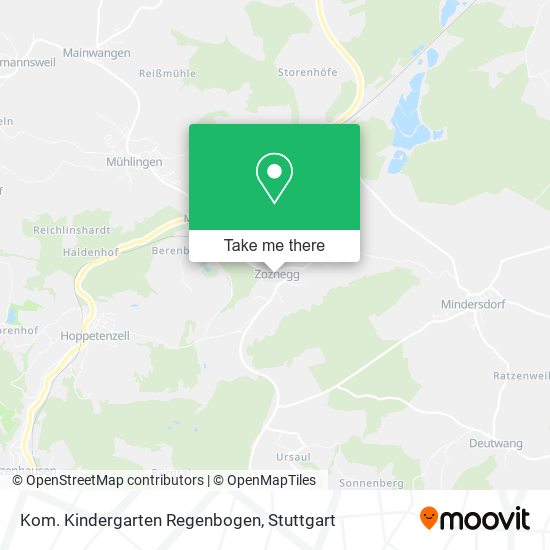 Kom. Kindergarten Regenbogen map