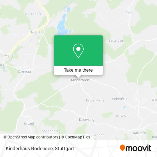 Карта Kinderhaus Bodensee