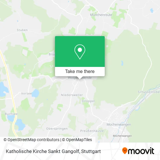 Карта Katholische Kirche Sankt Gangolf