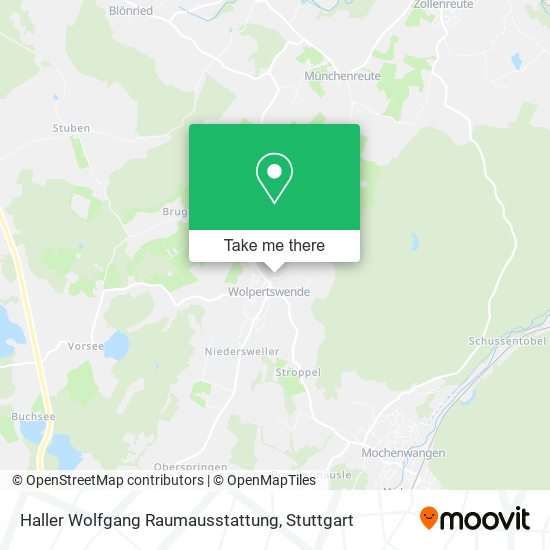 Haller Wolfgang Raumausstattung map
