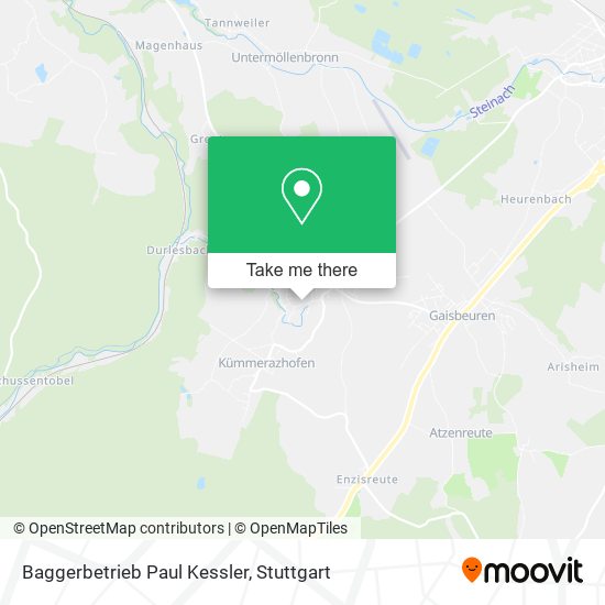 Baggerbetrieb Paul Kessler map