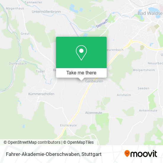 Fahrer-Akademie-Oberschwaben map