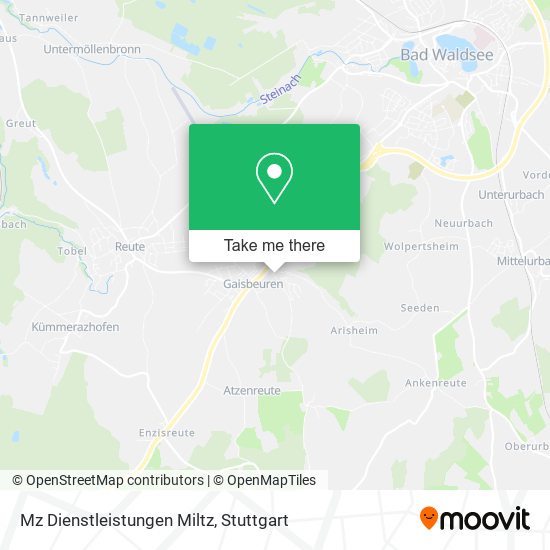 Mz Dienstleistungen Miltz map