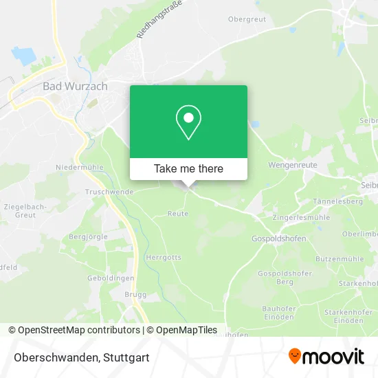 Карта Oberschwanden