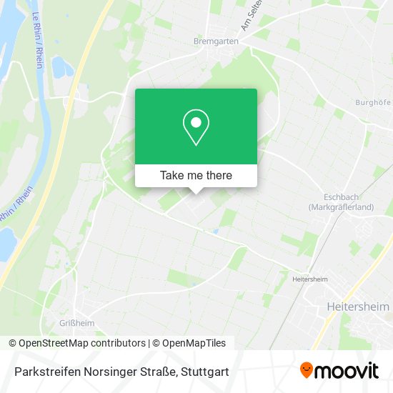 Parkstreifen Norsinger Straße map