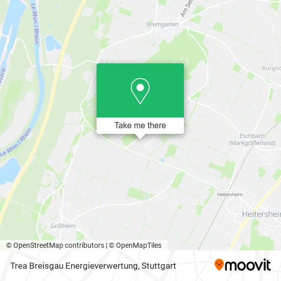 Карта Trea Breisgau Energieverwertung