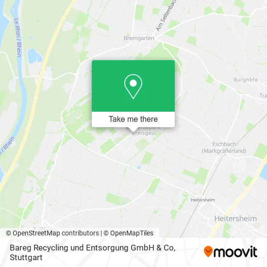 Карта Bareg Recycling und Entsorgung GmbH & Co