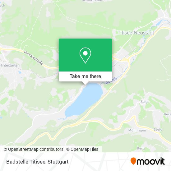 Badstelle Titisee map