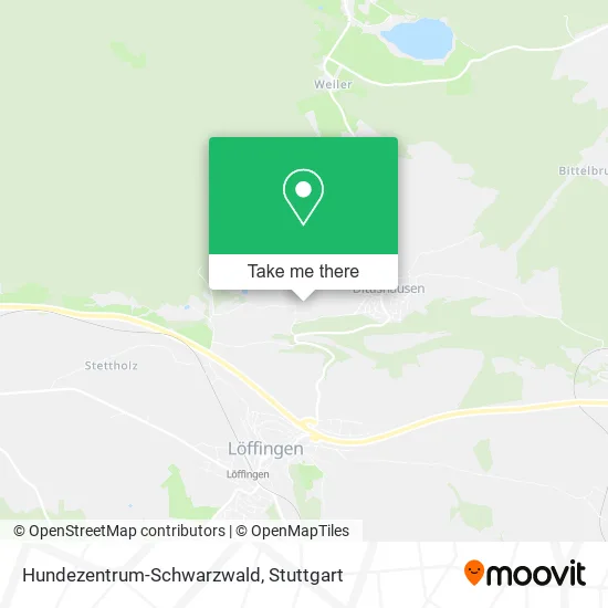 Карта Hundezentrum-Schwarzwald