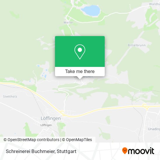 Schreinerei Buchmeier map
