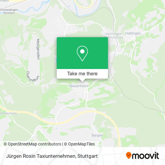 Jürgen Rosin Taxiunternehmen map
