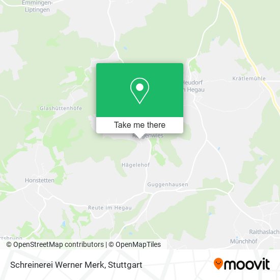 Schreinerei Werner Merk map