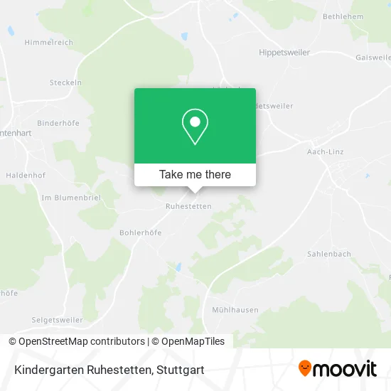Карта Kindergarten Ruhestetten