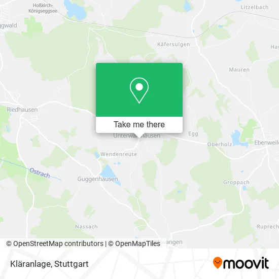 Карта Kläranlage