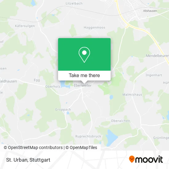 Карта St. Urban