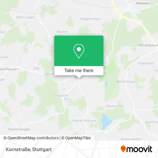 Карта Kornstraße