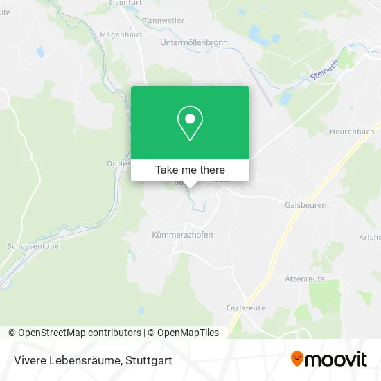Карта Vivere Lebensräume