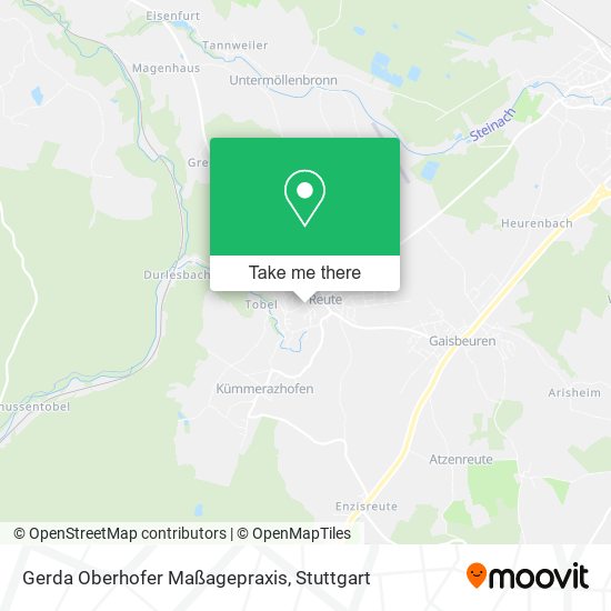 Gerda Oberhofer Maßagepraxis map