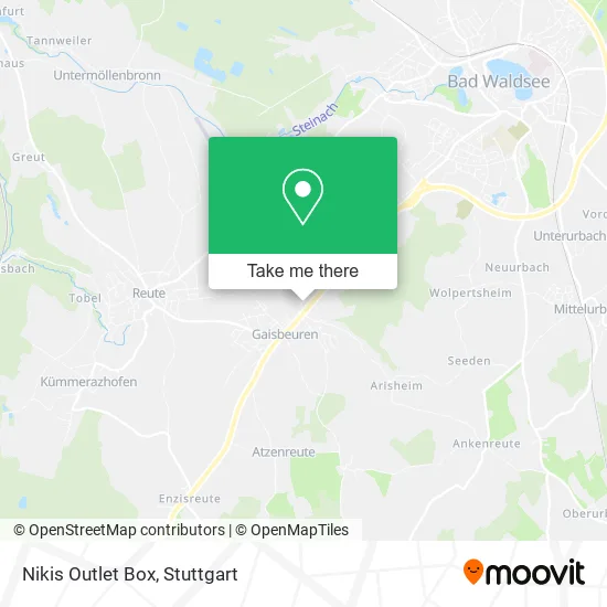 Карта Nikis Outlet Box