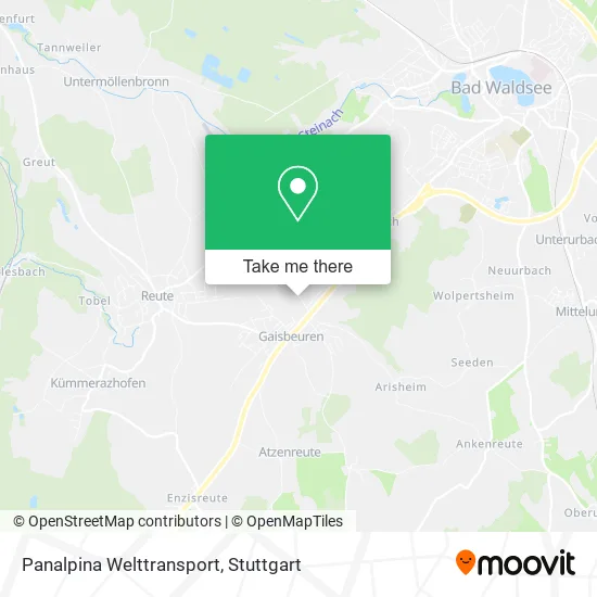 Panalpina Welttransport map