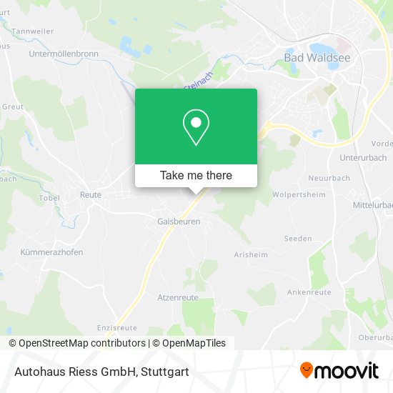 Autohaus Riess GmbH map