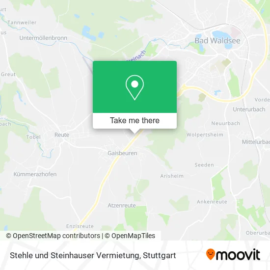 Карта Stehle und Steinhauser Vermietung