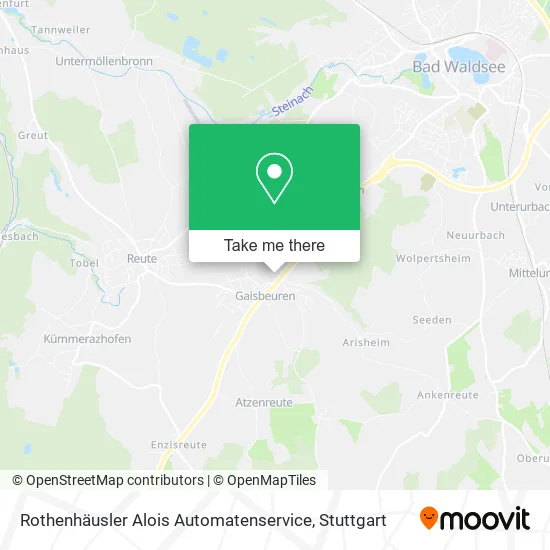 Карта Rothenhäusler Alois Automatenservice