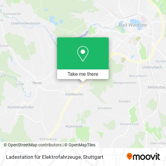 Ladestation für Elektrofahrzeuge map