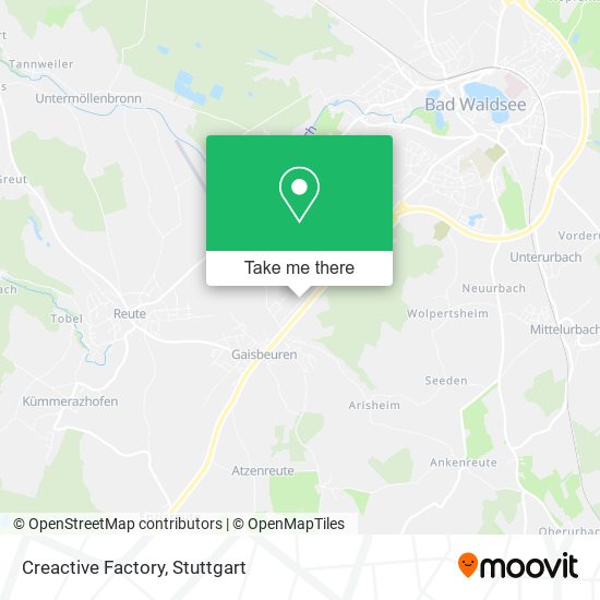 Creactive Factory map