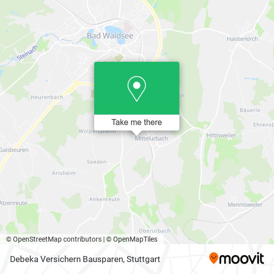 Debeka Versichern Bausparen map