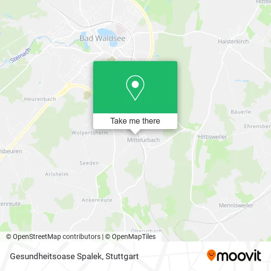 Карта Gesundheitsoase Spalek