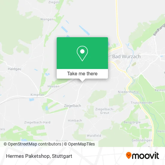 Карта Hermes Paketshop
